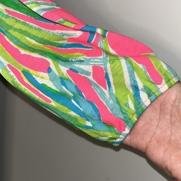 Lilly Pulitzer Tropical Sundress Size Large (8-10 girls) - Picture 3 of 5